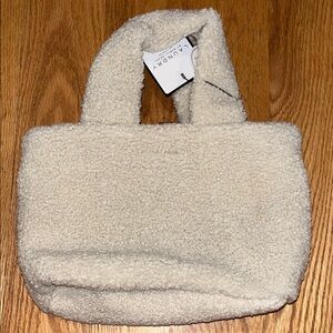 Laundry By Shelli Segal Small Teddy Cream Tote
